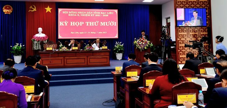 Bạc Liêu đã khai mạc kỳ họp thường lệ giữa năm của HĐND tỉnh - Ảnh: CHÍ QUỐC